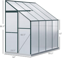 Load image into Gallery viewer, Lean-To Walk-in Hobby Greenhouse Kit - Adler's Store