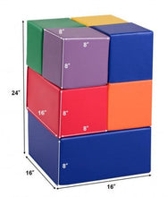 Load image into Gallery viewer, Learn and Develop 7 Pieces PU Foam Large Building Blocks Set - Adler's Store