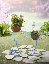 Load image into Gallery viewer, Majestic Bird with Coconut Fiber Basket Planters - Set of 2 - Adler's Store