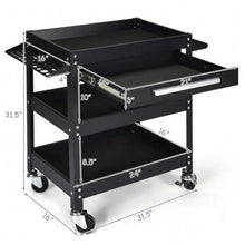 Load image into Gallery viewer, Mechanics Rolling Tool Cabinet Organizer with Drawer - Adler's Store