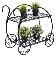 Load image into Gallery viewer, Metal Flower Pot Display Cart - Adler's Store