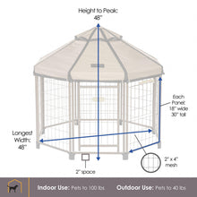 Load image into Gallery viewer, Multi Purpose Pet Gazebo Sun Shade with Modular Connectability - Adler's Store