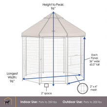 Load image into Gallery viewer, Multi Purpose Pet Gazebo Sun Shade with Modular Connectability - Adler's Store