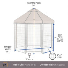 Load image into Gallery viewer, Multi Purpose Pet Gazebo Sun Shade with Modular Connectability - Adler's Store