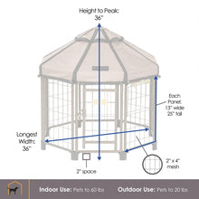 Load image into Gallery viewer, Multi Purpose Pet Gazebo Sun Shade with Modular Connectability - Adler's Store