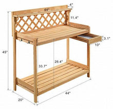 Load image into Gallery viewer, Multifunctional Garden Solid Wood Potting Station - Adler's Store