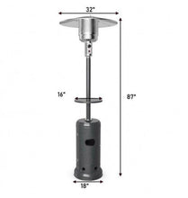Load image into Gallery viewer, Outdoor 48000 BTU Propane Gas Area Heater with Table and Wheels - Adler's Store