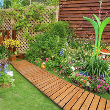 Load image into Gallery viewer, Outdoor Cedar Wood Garden Pathway Weather-Resistant Decorative Roll Out Boardwalk - Adler's Store