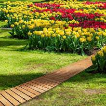 Load image into Gallery viewer, Outdoor Cedar Wood Garden Pathway Weather-Resistant Decorative Roll Out Boardwalk - Adler's Store