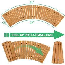 Load image into Gallery viewer, Outdoor Cedar Wood Garden Pathway Weather-Resistant Decorative Roll Out Boardwalk - Adler's Store