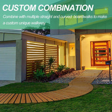Load image into Gallery viewer, Outdoor Cedar Wood Garden Pathway Weather-Resistant Decorative Roll Out Boardwalk - Adler's Store