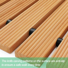 Load image into Gallery viewer, Outdoor Cedar Wood Garden Pathway Weather-Resistant Decorative Roll Out Boardwalk - Adler's Store