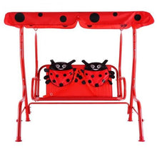 Load image into Gallery viewer, Outdoor Kids Patio 2 Seater Swing Bench With Canopy - Adler's Store