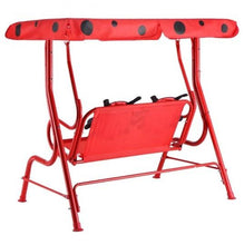 Load image into Gallery viewer, Outdoor Kids Patio 2 Seater Swing Bench With Canopy - Adler's Store