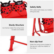 Load image into Gallery viewer, Outdoor Kids Patio 2 Seater Swing Bench With Canopy - Adler's Store