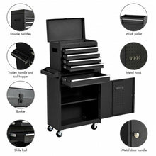 Load image into Gallery viewer, Portable 2-in-1 Detachable Steel Tool Chest and Cabinet - Adler's Store
