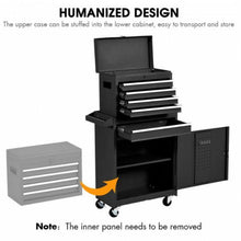 Load image into Gallery viewer, Portable 2-in-1 Detachable Steel Tool Chest and Cabinet - Adler's Store