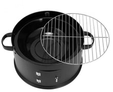Load image into Gallery viewer, Portable 3 in 1 Iron Charcoal BBQ Smoker - Adler's Store
