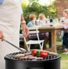 Load image into Gallery viewer, Portable 3 in 1 Iron Charcoal BBQ Smoker - Adler's Store
