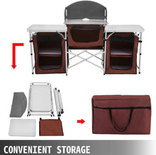 Load image into Gallery viewer, Portable Camping Cooking Storage Rack - Adler's Store