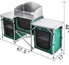 Load image into Gallery viewer, Portable Camping Cooking Storage Rack - Adler's Store