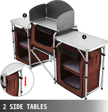 Load image into Gallery viewer, Portable Camping Cooking Storage Rack - Adler's Store