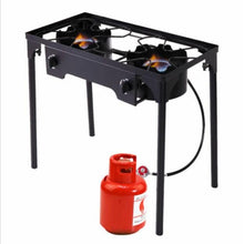 Load image into Gallery viewer, Portable Double Burner Propane Gas Cooker - Adler's Store