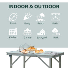 Load image into Gallery viewer, Portable Folding Picnic Table with Aluminum Legs - Adler's Store