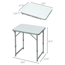 Load image into Gallery viewer, Portable Folding Picnic Table with Aluminum Legs - Adler's Store
