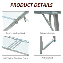 Load image into Gallery viewer, Portable Folding Picnic Table with Aluminum Legs - Adler's Store