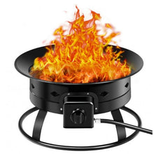 Load image into Gallery viewer, Portable Outdoor Smokeless Propane Gas Fire Pit with Cover and Carry Kit - Adler's Store