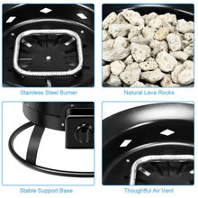 Load image into Gallery viewer, Portable Outdoor Smokeless Propane Gas Fire Pit with Cover and Carry Kit - Adler's Store