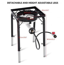 Load image into Gallery viewer, Portable Propane Single 75000BTU Cast Iron Burner - Adler's Store