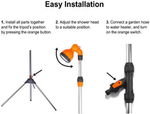 Load image into Gallery viewer, Portable Shower with Adjustable Shower Head - Adler's Store