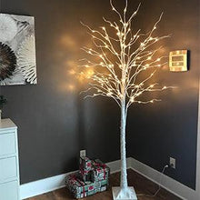 Load image into Gallery viewer, Pre-Lit Natural Birch Tree Winter Festival Decoration - Adler's Store