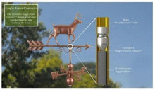 Load image into Gallery viewer, Pure Copper Proud Buck Weathervane - Adler's Store