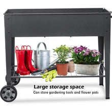 Load image into Gallery viewer, Raised Garden Planter Box on Wheels Elevated Bed - Adler's Store