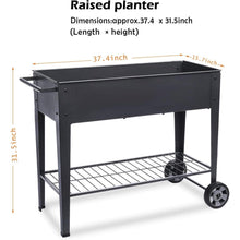Load image into Gallery viewer, Raised Garden Planter Box on Wheels Elevated Bed - Adler's Store