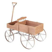 Load image into Gallery viewer, Rustic Old Country Style Wooden Wagon Garden Planter - Adler's Store
