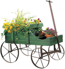Load image into Gallery viewer, Rustic Old Country Style Wooden Wagon Garden Planter - Adler's Store