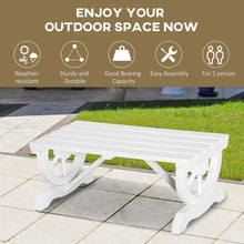 Load image into Gallery viewer, Rustic Style Outdoor 2-Person Wooden Wagon Wheel Garden Bench - Adler's Store