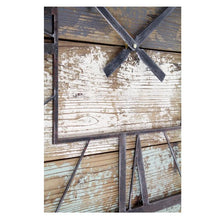 Load image into Gallery viewer, Rustic Wooden Frame Square Wall Clock - Adler's Store