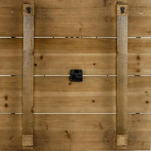 Load image into Gallery viewer, Rustic Wooden Frame Square Wall Clock - Adler's Store