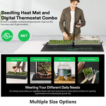 Load image into Gallery viewer, Seedling Energy Saving Heat Mat and Digital Thermostat Combo Set - Adler's Store