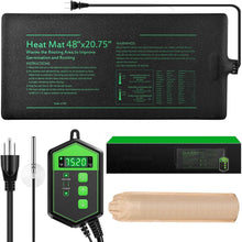 Load image into Gallery viewer, Seedling Energy Saving Heat Mat and Digital Thermostat Combo Set - Adler's Store