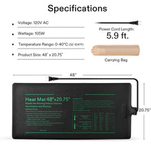 Load image into Gallery viewer, Seedling Energy Saving Heat Mat and Digital Thermostat Combo Set - Adler's Store