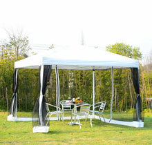 Load image into Gallery viewer, Silver Pop Up 10 x 10 Ft Tent with Mesh net and Carry Bag - Adler's Store