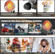 Load image into Gallery viewer, Single Dish Rapid Heating Portable Propane Tank Top Heater - Adler's Store