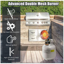Load image into Gallery viewer, Single Dish Rapid Heating Portable Propane Tank Top Heater - Adler's Store