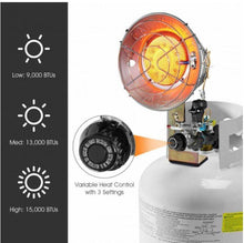 Load image into Gallery viewer, Single Dish Rapid Heating Portable Propane Tank Top Heater - Adler's Store